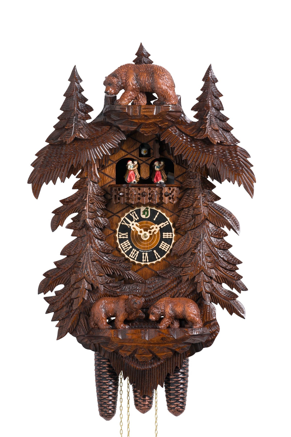 Hönes 86709-5Tko - 8-Day Mechanical Musical Cuckoo Clock — official Hönes product image