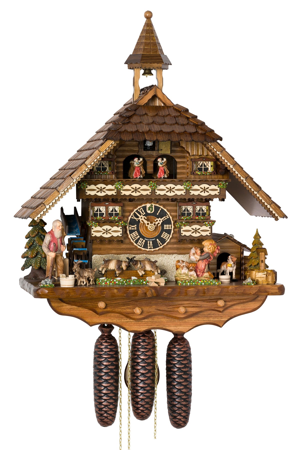 Hönes 86742T - 8-Day Mechanical Musical Cuckoo Clock — official Hönes product image