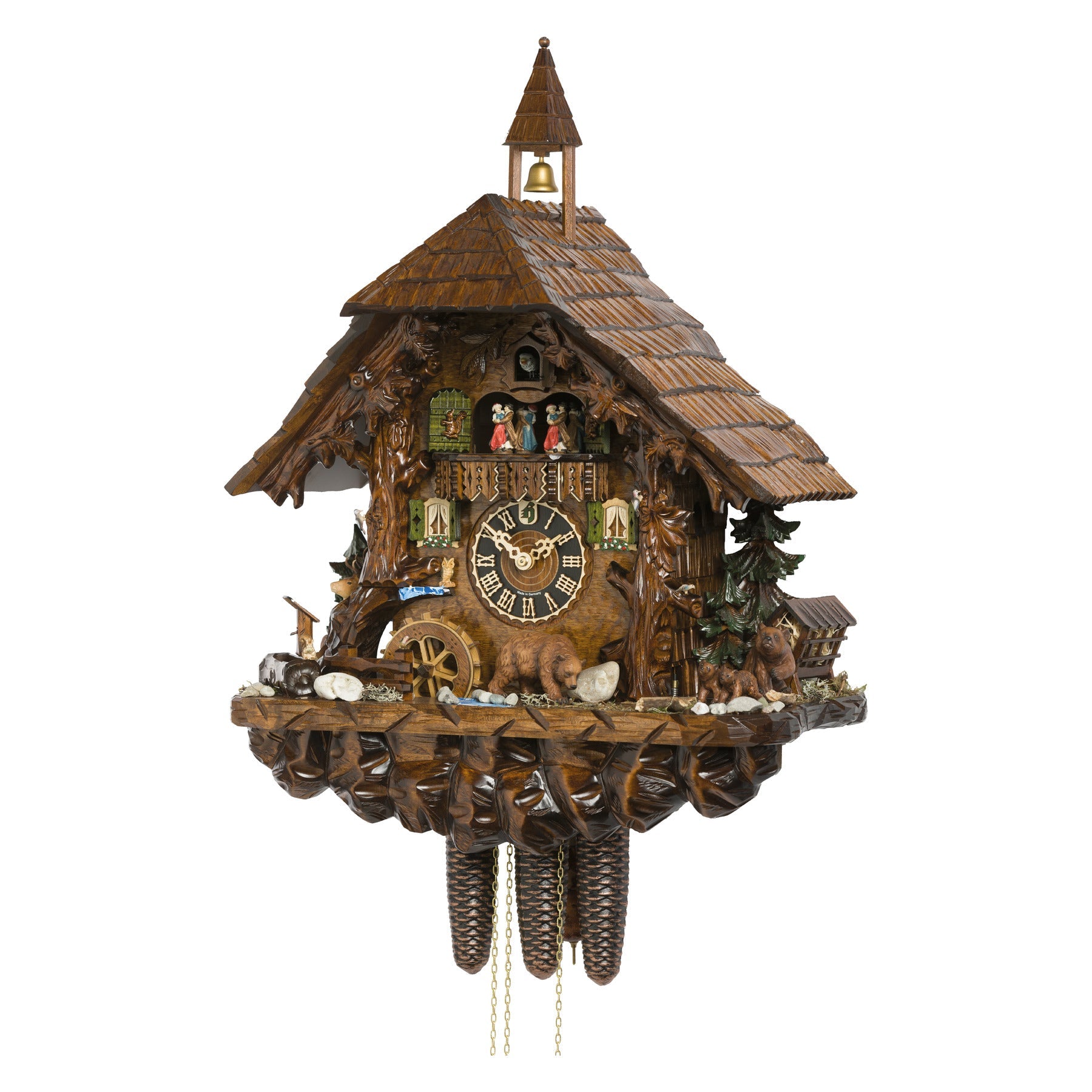 Hönes 86760T — 8-Day Mechanical Musical Cuckoo Clock