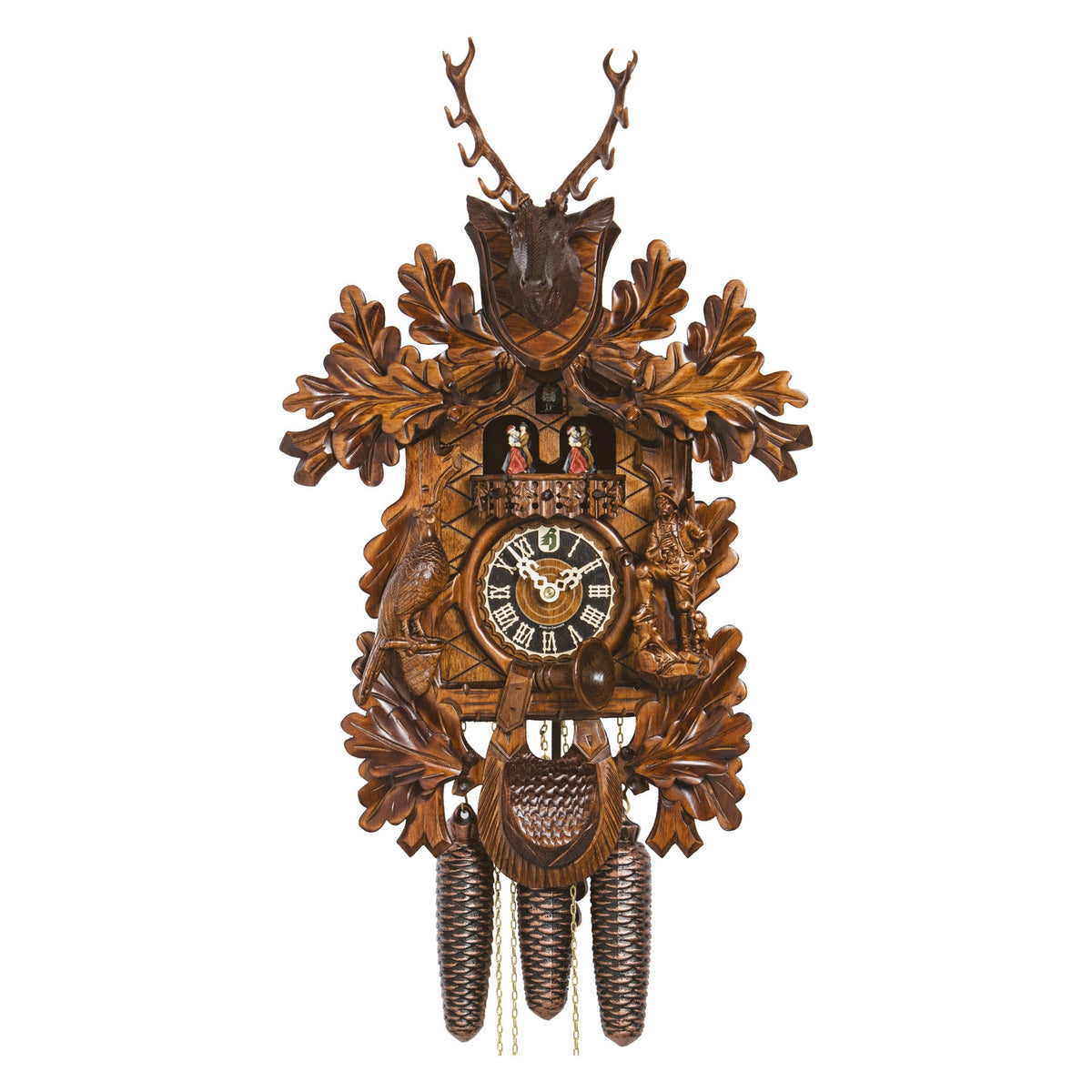 Hönes 8687-5Tnu — 8-Day Mechanical Musical Cuckoo Clock