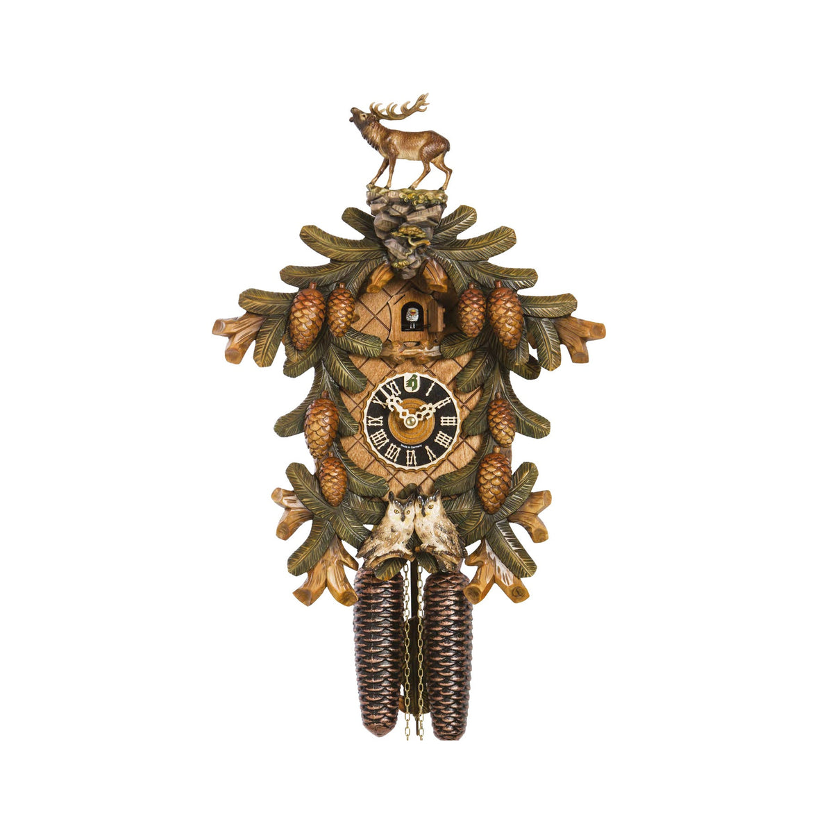 Hönes 883-4bu — 8-Day Mechanical Cuckoo Clock