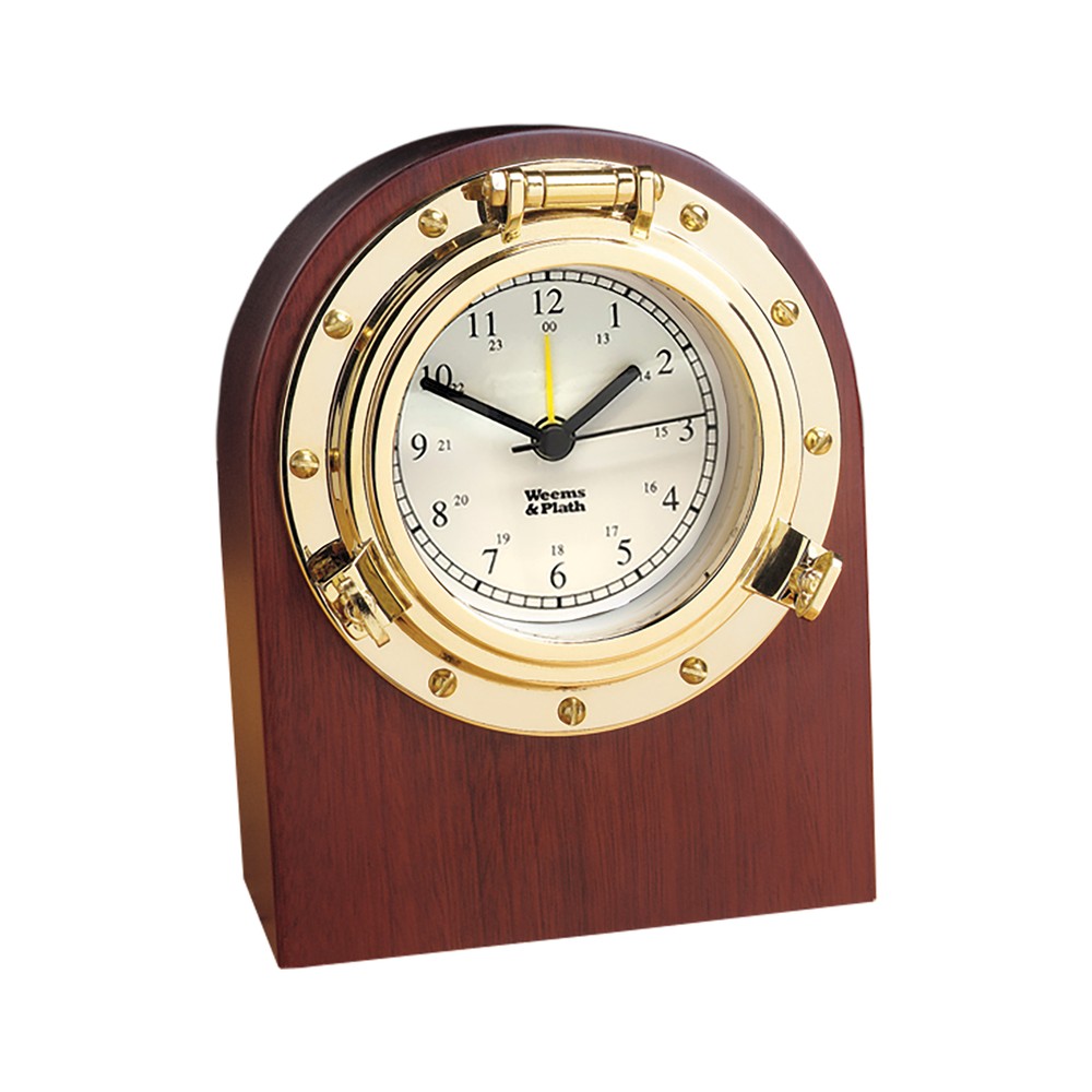 Weems & Plath Porthole Desk Clock