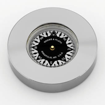 Weems & Plath Nickel-Plated Compass Chart Weight