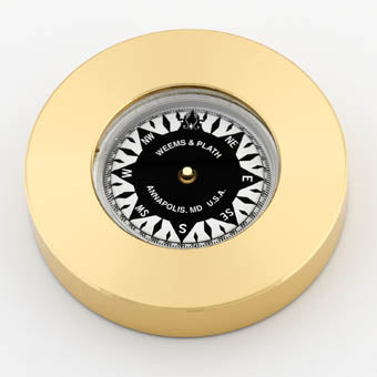 Weems & Plath Brass Compass Chart Weight