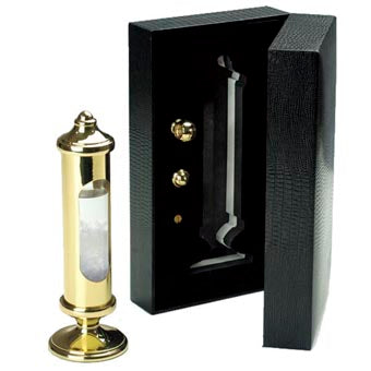 Weems & Plath Weems Brass Stormglass in Black Gift Box