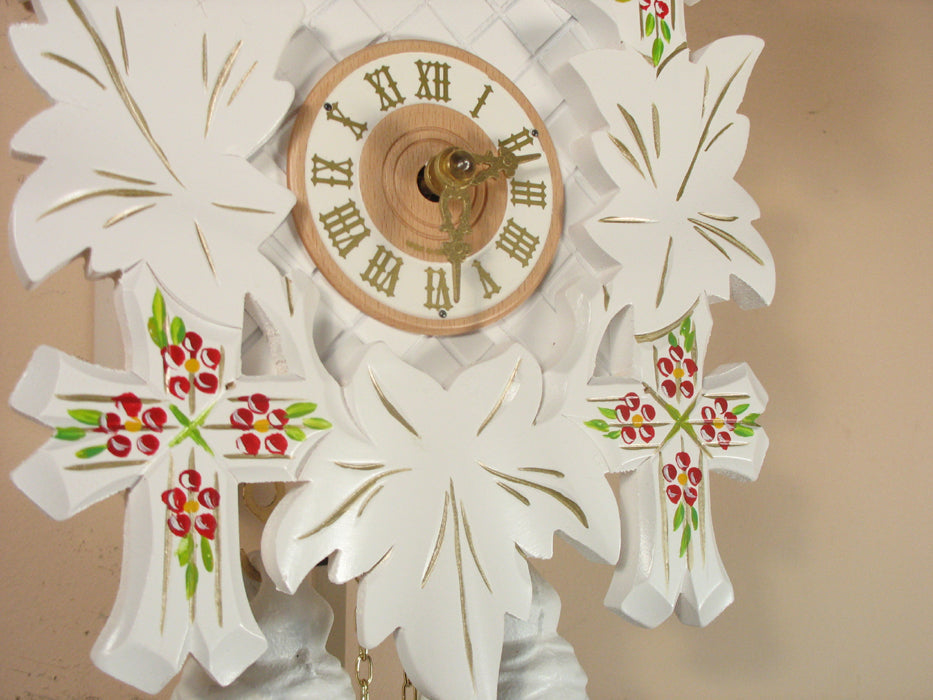 Bird and Leaf – White Floral, 8-Day