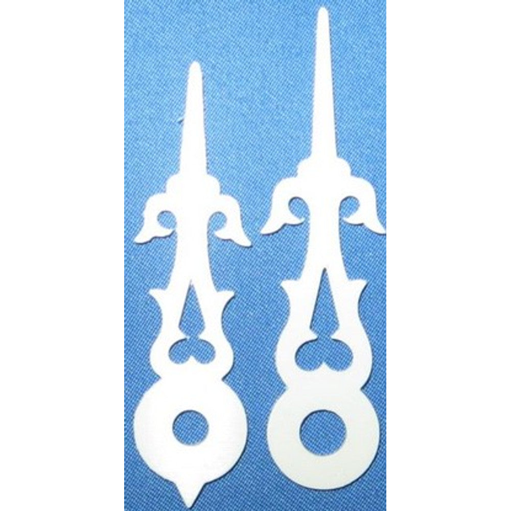 Cuckoo Hand with Round Hole - Plastic White - Size 50mm = 2 in * these can be used on Hubert Herr but center hole would need…