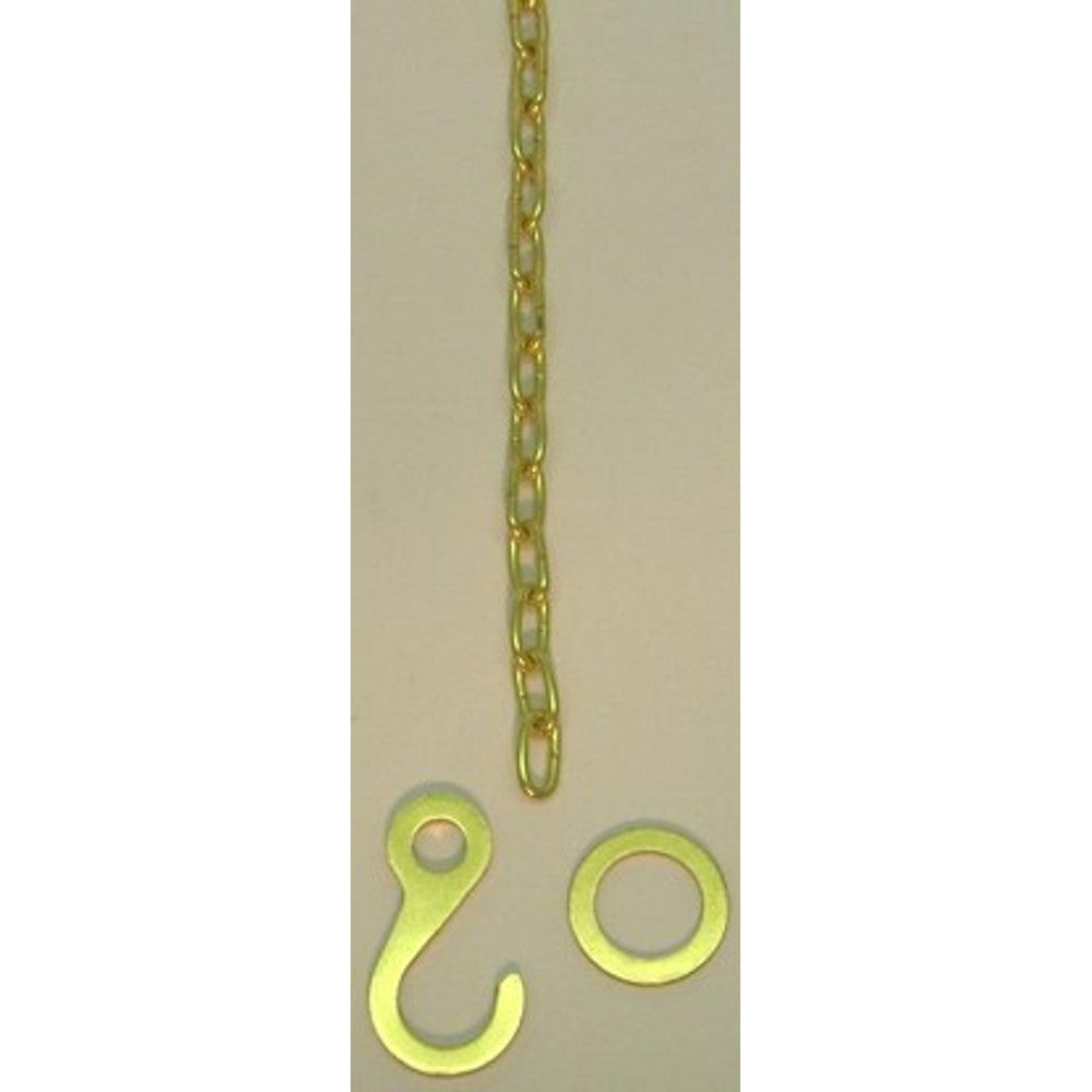 Chain for all Regula 8 day 34 & 72 movement - 48 links per foot - Solid Brass – part AC72