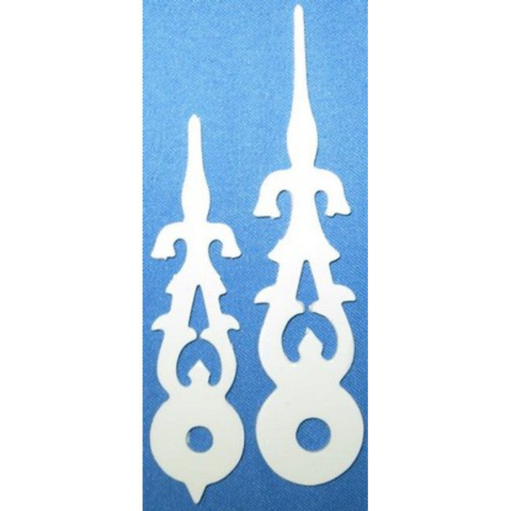 Cuckoo Hand with Round Hole - Plastic White - Size 64mm = 2 1/2 in * these can be used on Hubert Herr but center hole would…