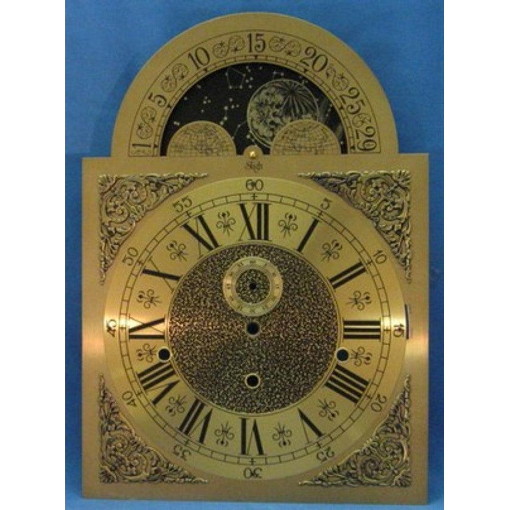 Dial-Grandfather Shape- for Hermle 461-853 Movt.- 11in W x 15.5in H – part D014
