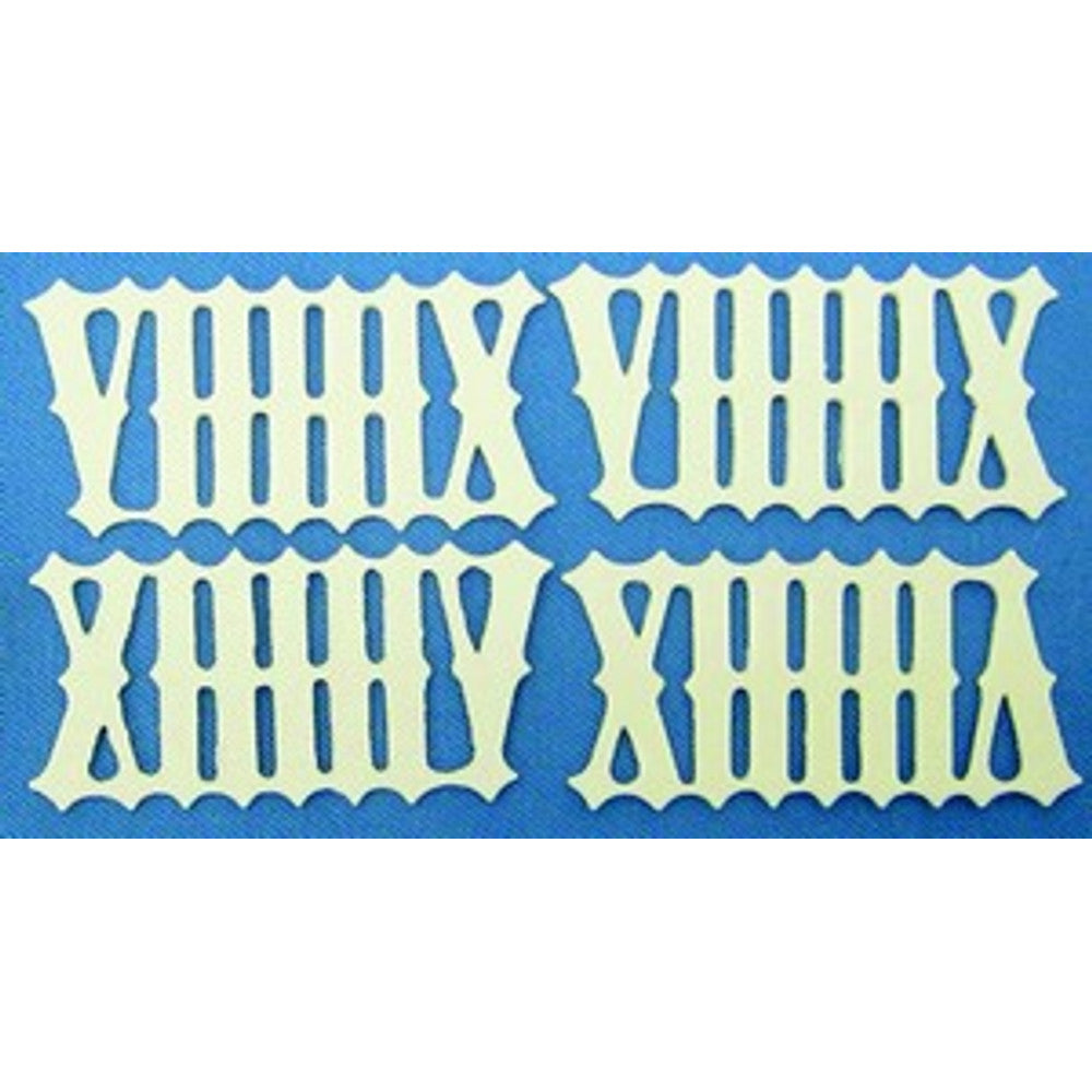 White Plastic Numeral Sets for Dials - Height 24mm or 7/8in – part ADN24