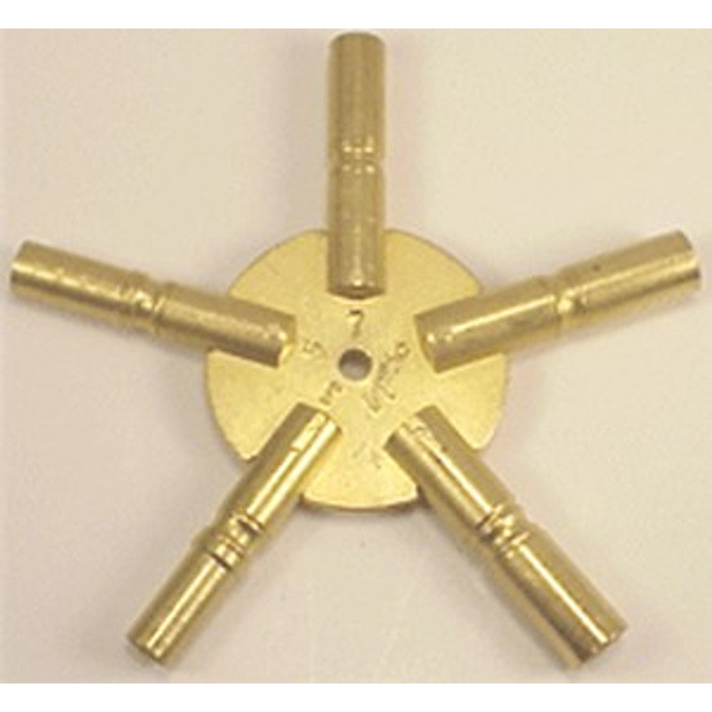 Clock Key - 5 Prong 2,4,6,8,10 – part ICKEVEN