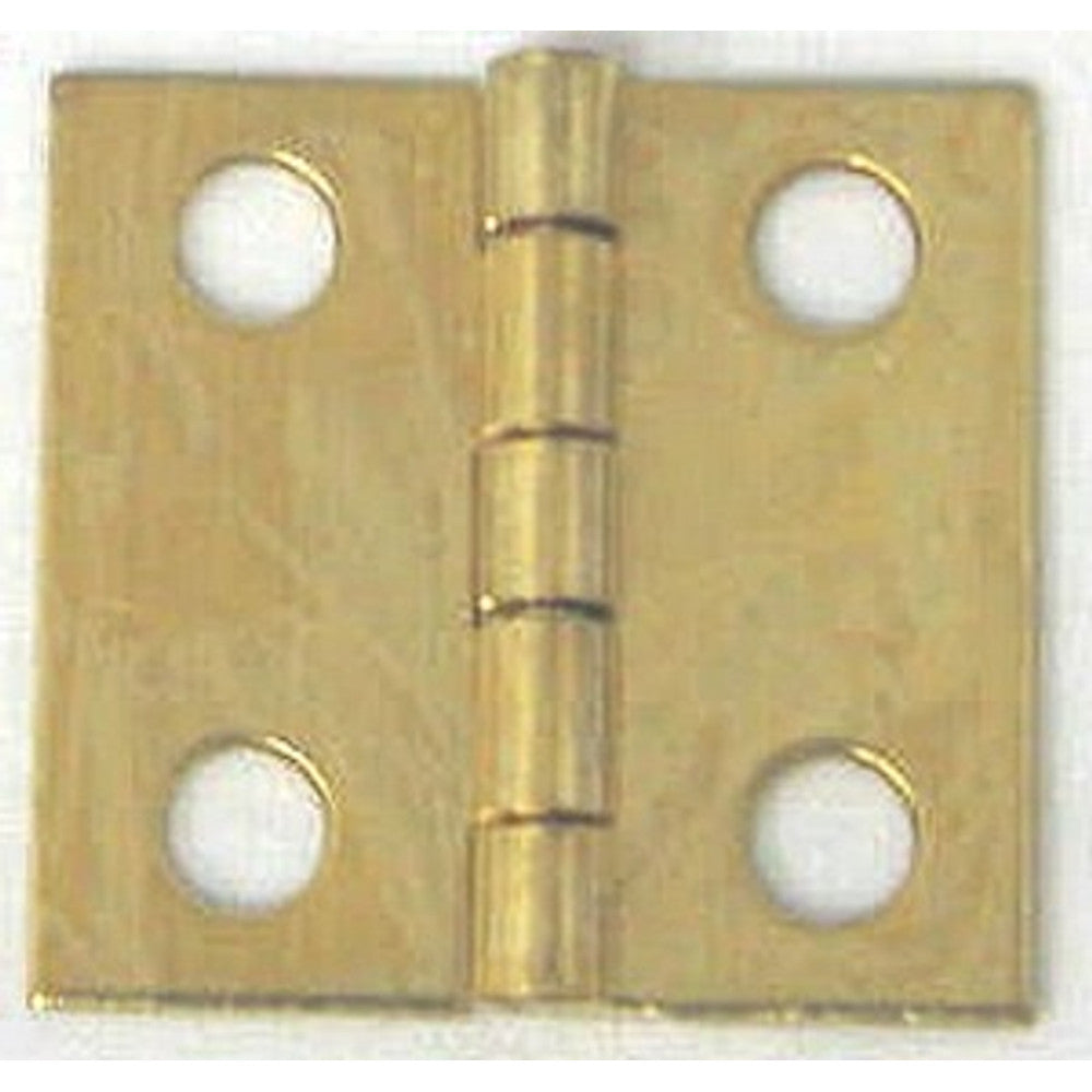 Door Hinge- brass- polshd.- 1in (L) x1in (W) – part BRNH71