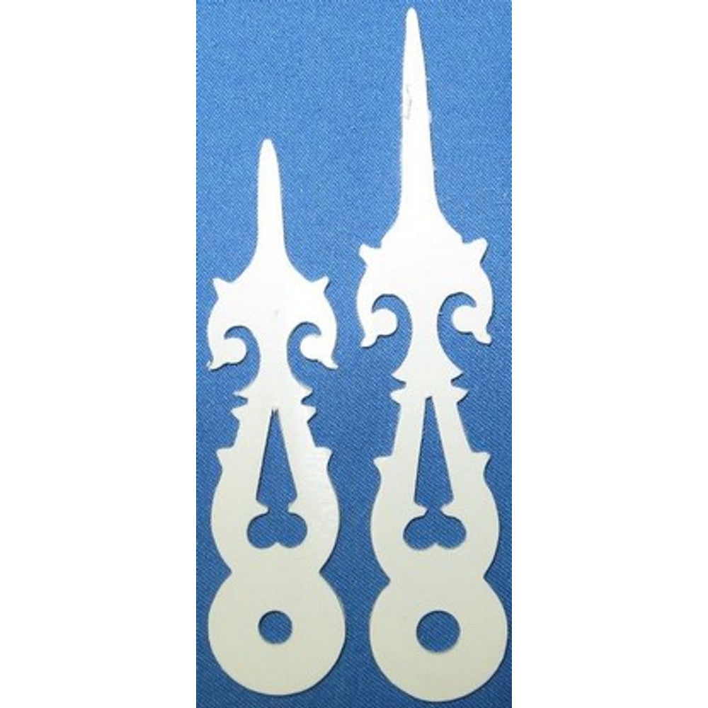 Cuckoo Hand with Round Hole - Plastic White - Size 70mm = 2 3/4 in * these can be used on Hubert Herr but center hole would…