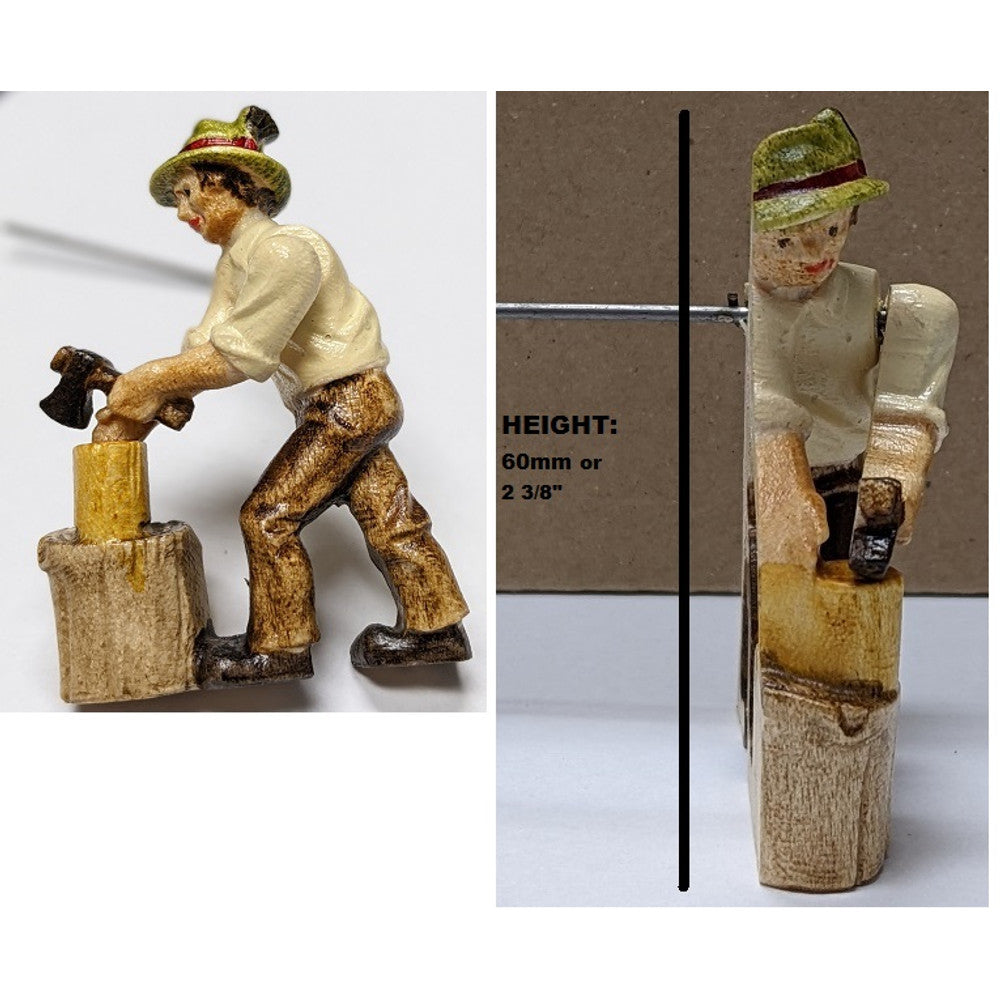 Wood Chopper fig. 60mm or 2 3/8in Height - Accessory for EQMT battery cuckoo – part EQMT/WC