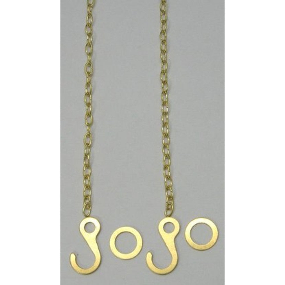 Chain for all Regula one day cuckoo movements - 61 links per foot - Solid Brass – part AC25/B
