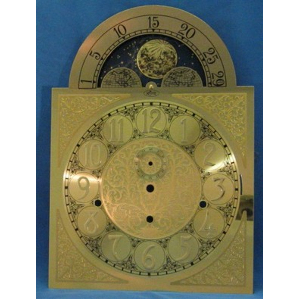 Dial-Grandfather Shape- for Hermle 461-853 Movt.- 11in W x 15.5in H – part D011