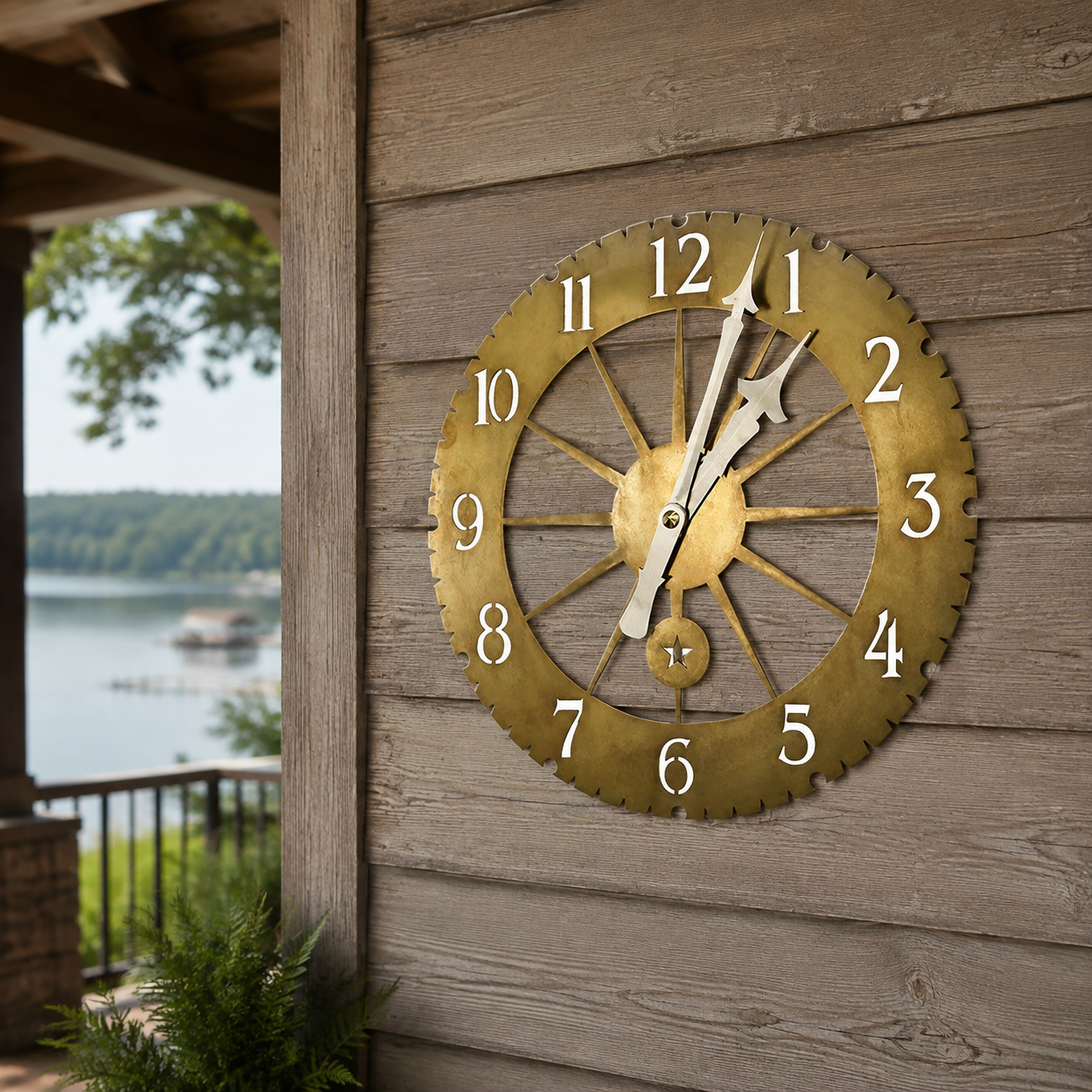Weems & Plath Conant Jeffersonian Clock — lifestyle view