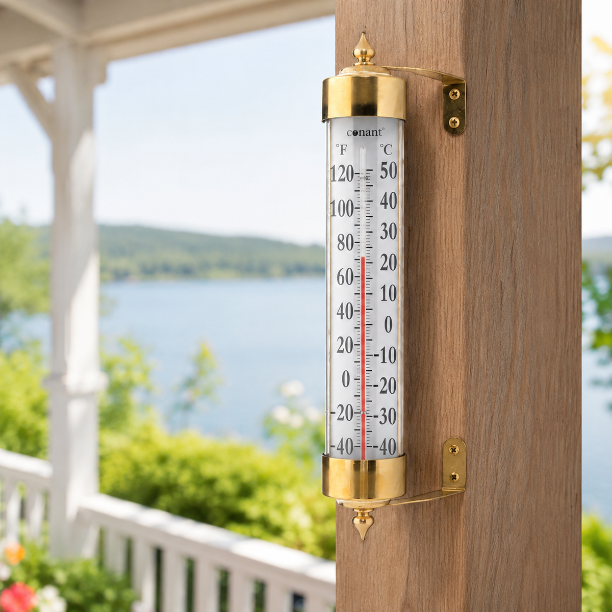 Weems & Plath Conant Vermont Grande View Thermometer — lifestyle view