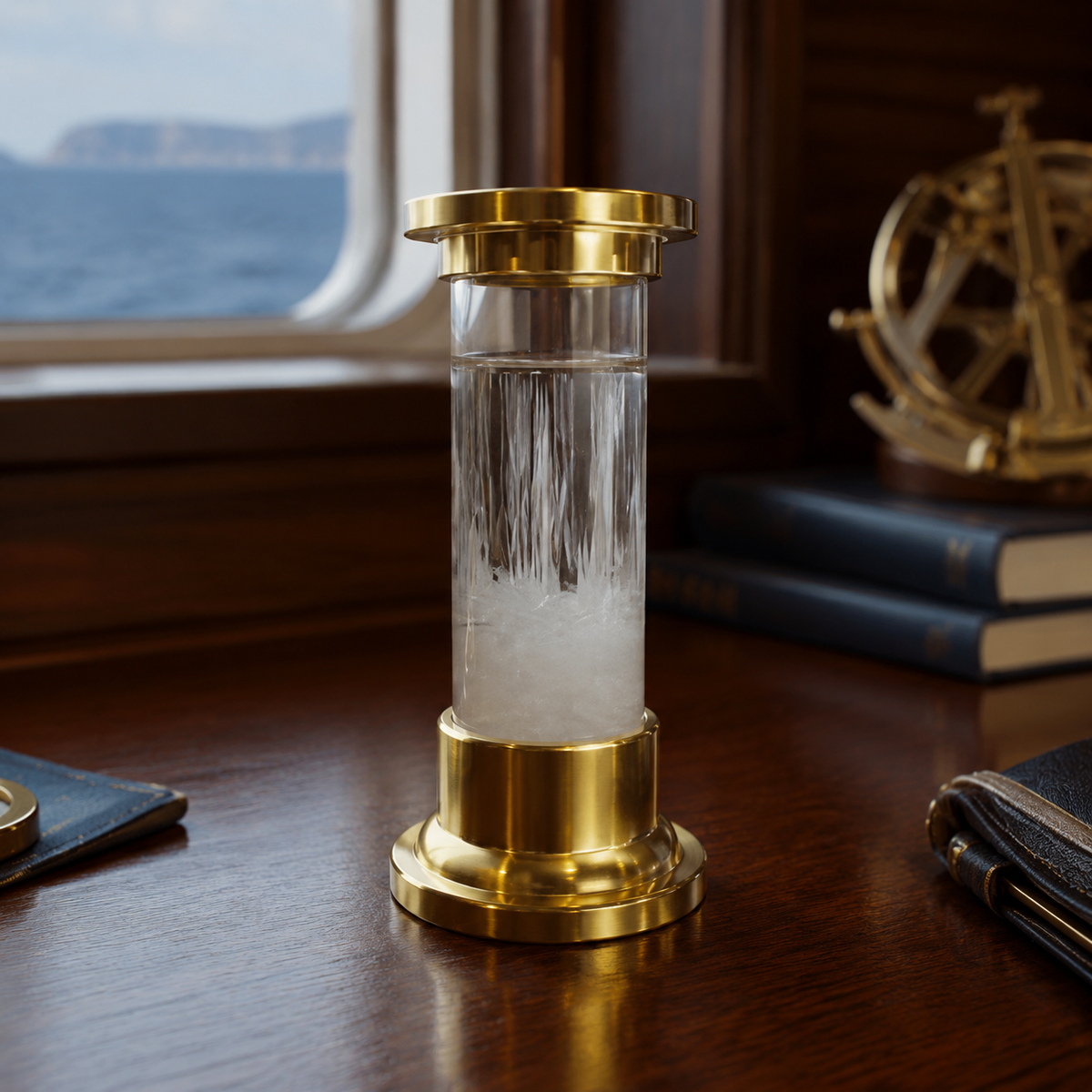Weems & Plath Mariner’s Stormglass — lifestyle view