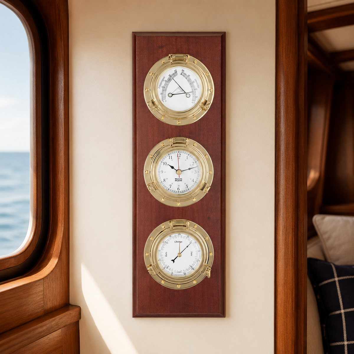 Weems & Plath Trysail Weather Center — lifestyle view