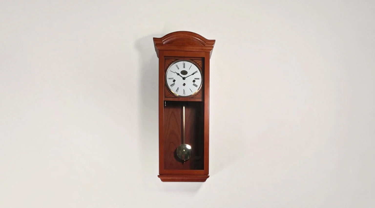 Sternreiter Hummel cherry wood pendulum wall clock