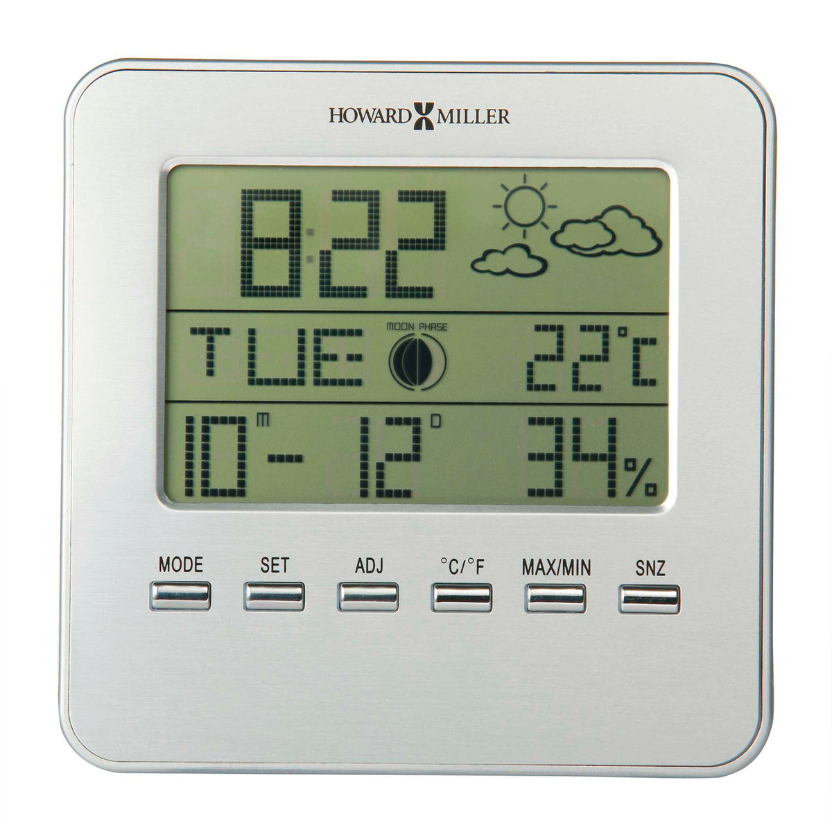Howard Miller Weather View Tabletop Clock 645693 - manufacturer view 5