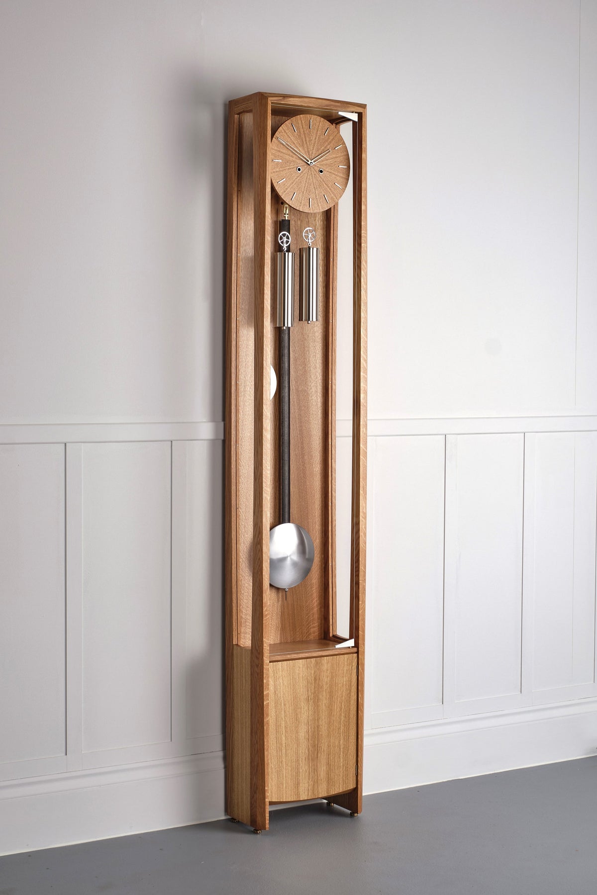 Comitti The Froxfield Floor Clock – Natural Oak – product view 3