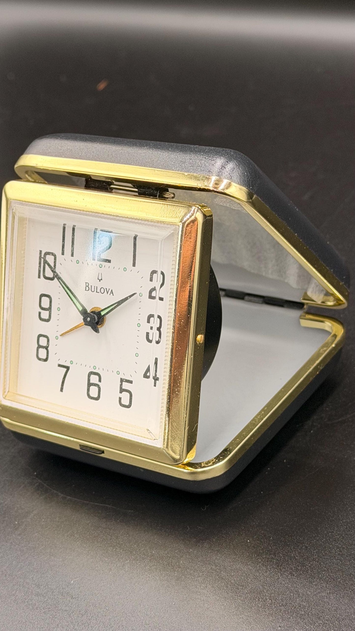 Bulova Folding Travel Alarm Clock