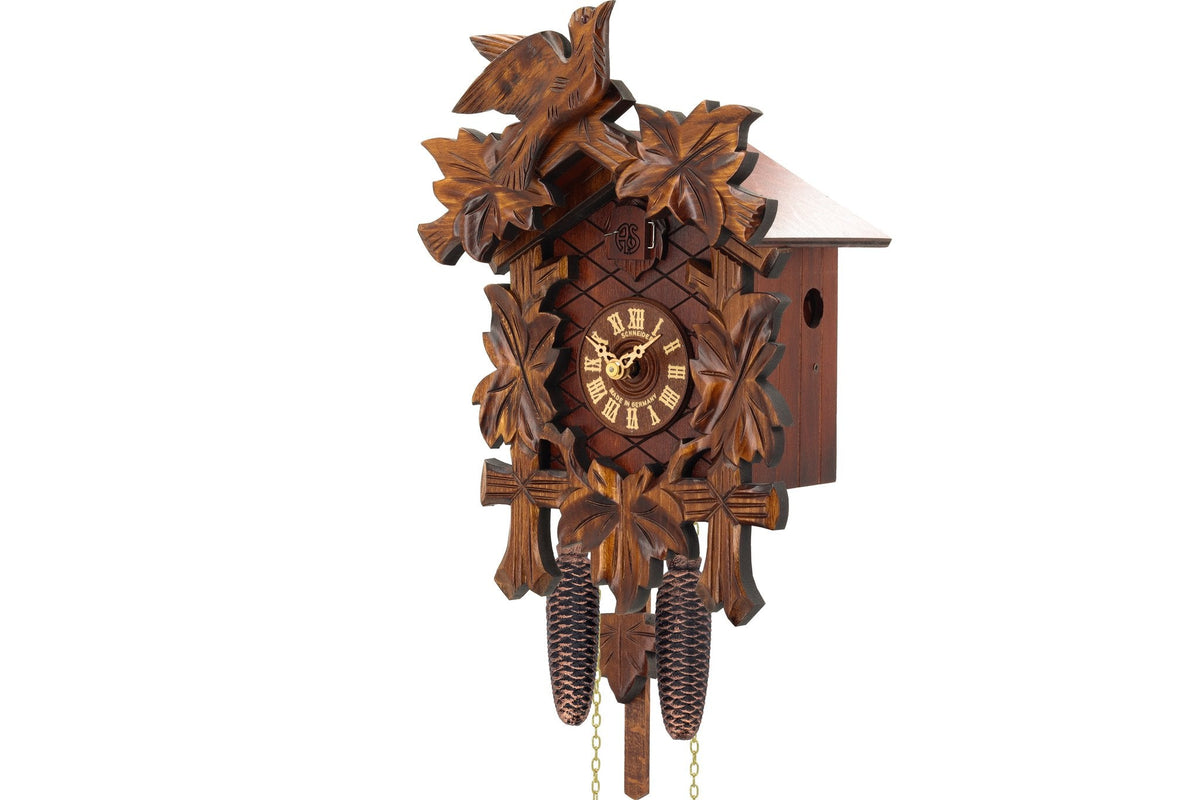 Anton Schneider 8T 90/9 Avis Vinea cuckoo clock, side view