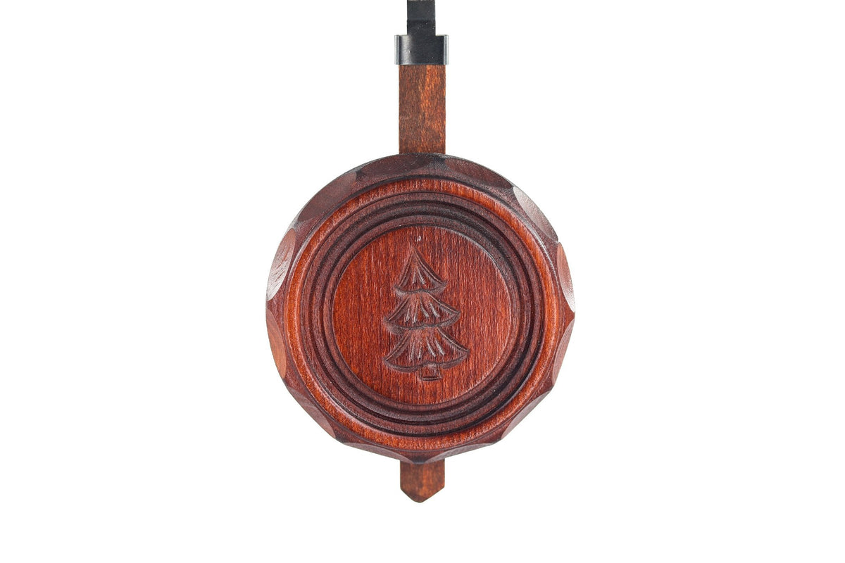 Anton Schneider 8TMT 1220/9 Town Hall Alsfeld cuckoo clock, pendulum detail