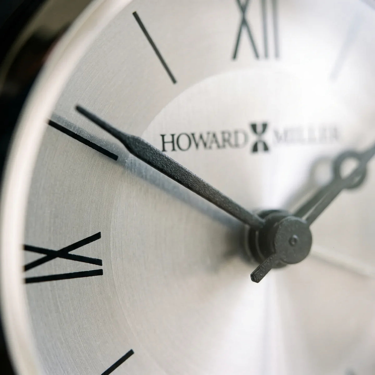 Howard Miller Noir Peak Tabletop Clock 645847 - manufacturer view 4