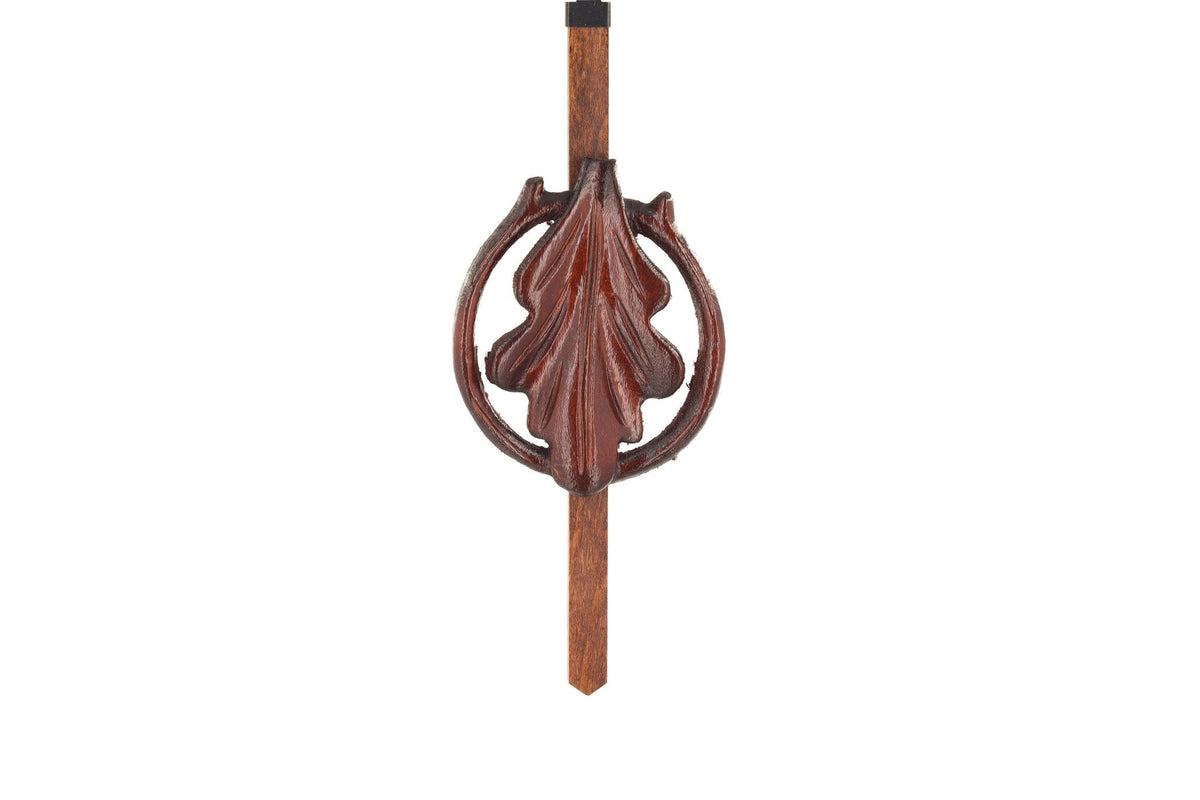 Anton Schneider 31/9 Cervus Nobilis cuckoo clock, pendulum detail