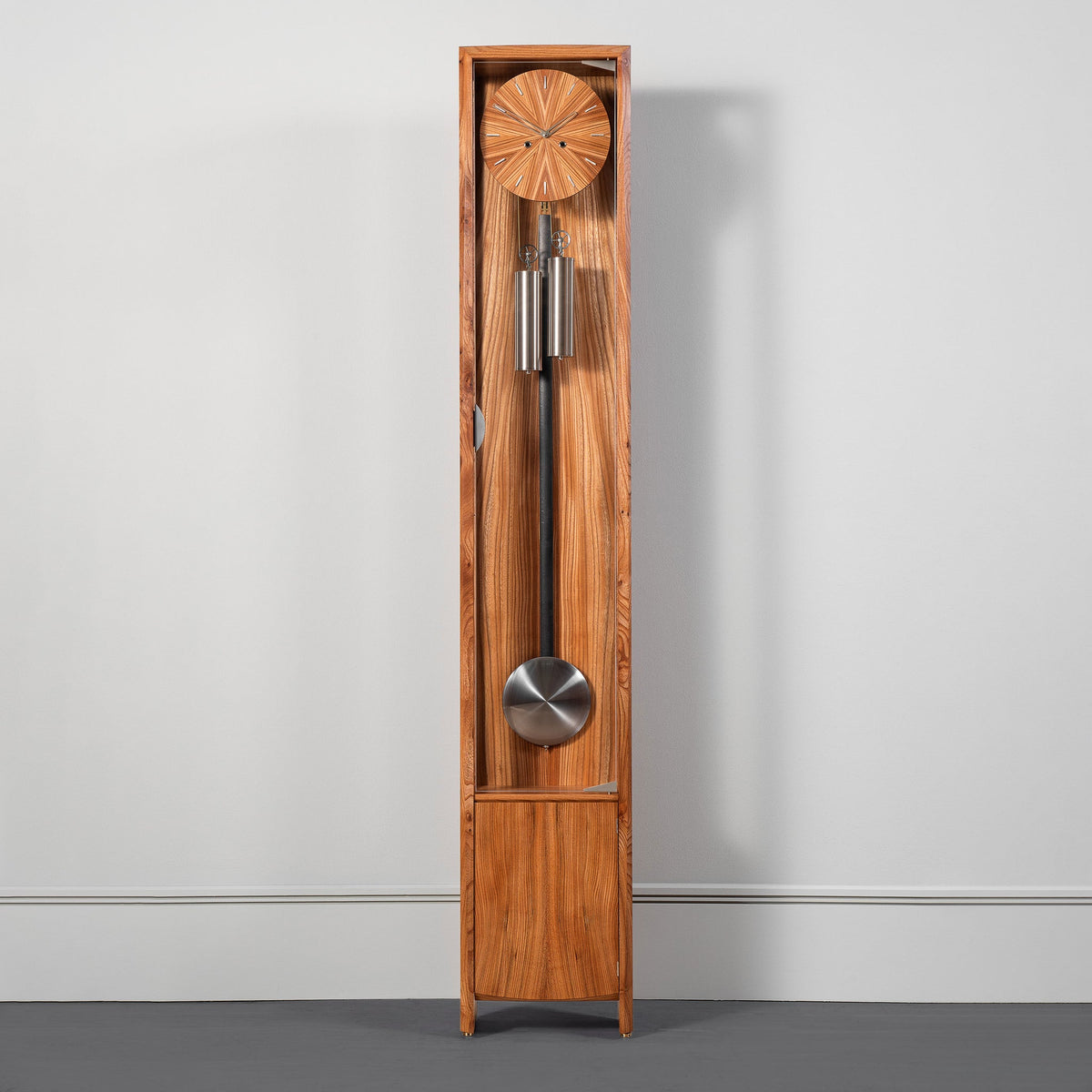 Comitti The Froxfield Floor Clock – Elm – front view
