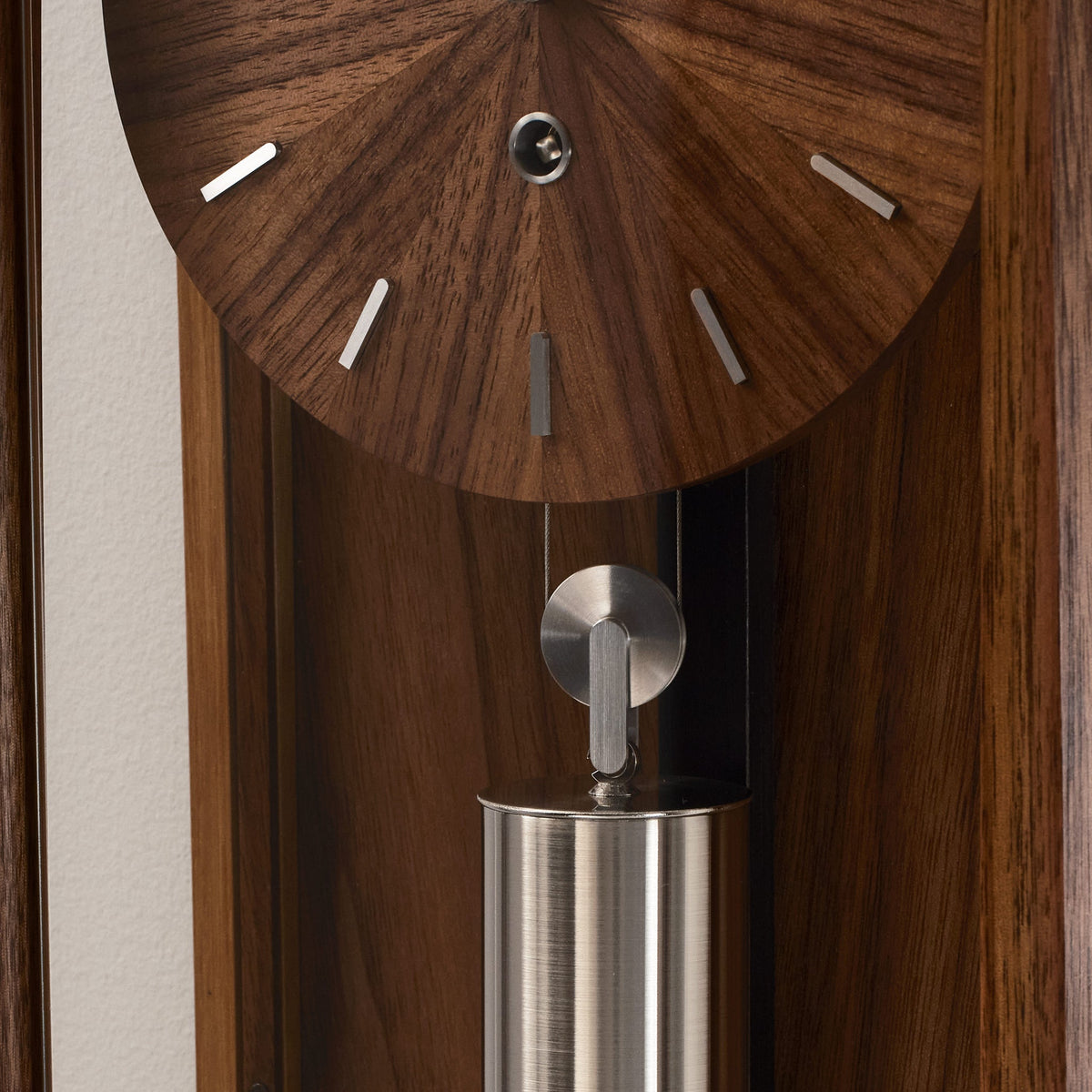 Comitti The Froxfield Wall Clock – Walnut – product view 3