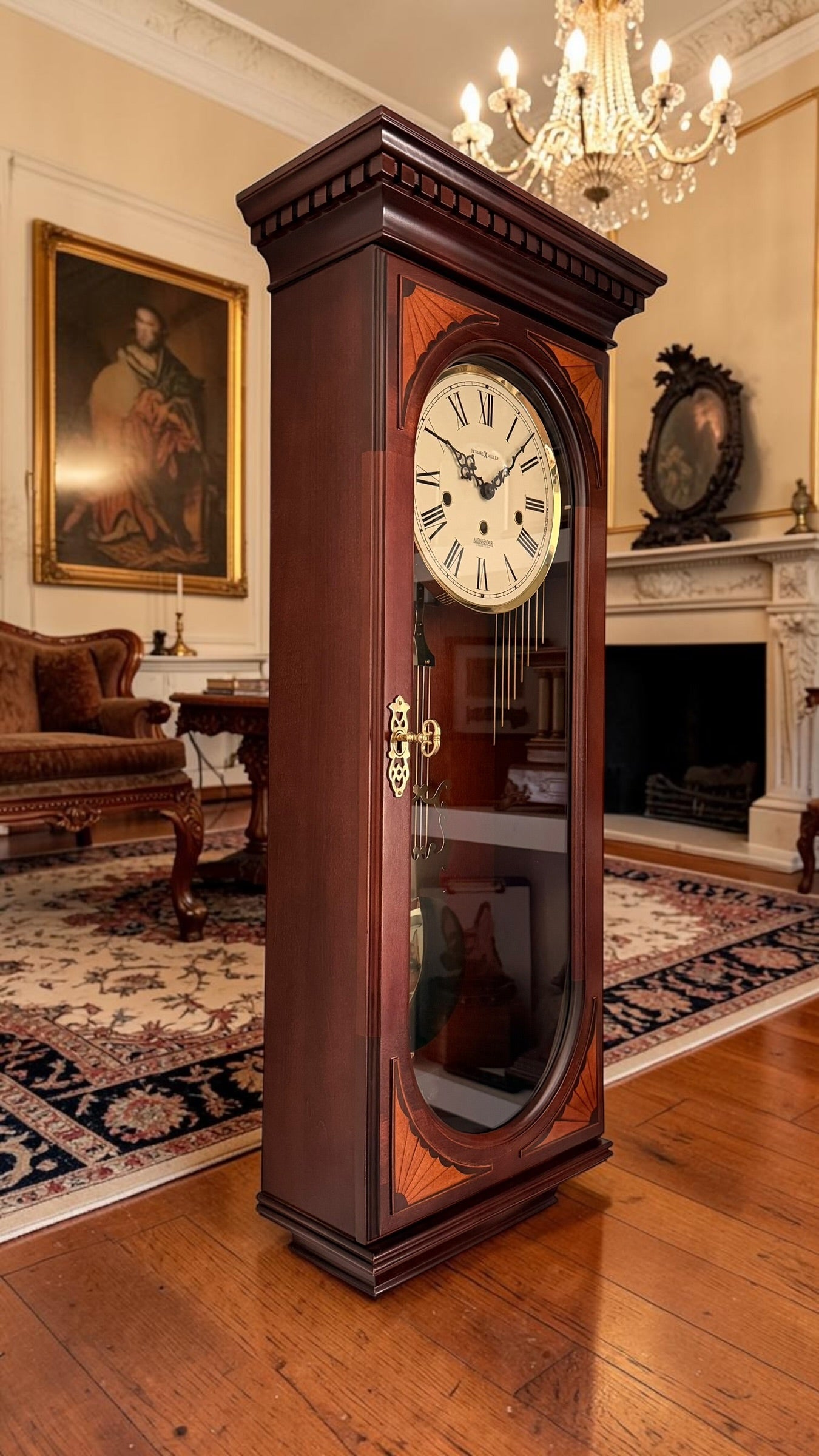 Howard Miller Lewis Regulator Clock – Kieninger Triple Chime Mechanical Movement