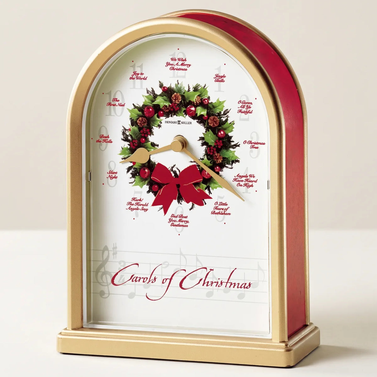 Howard Miller Carols Of Christmas II Tabletop Clock 645424 - product view