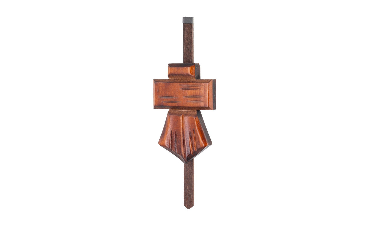 Anton Schneider 8TMT 3170/9 Card Players Clock cuckoo clock, pendulum detail