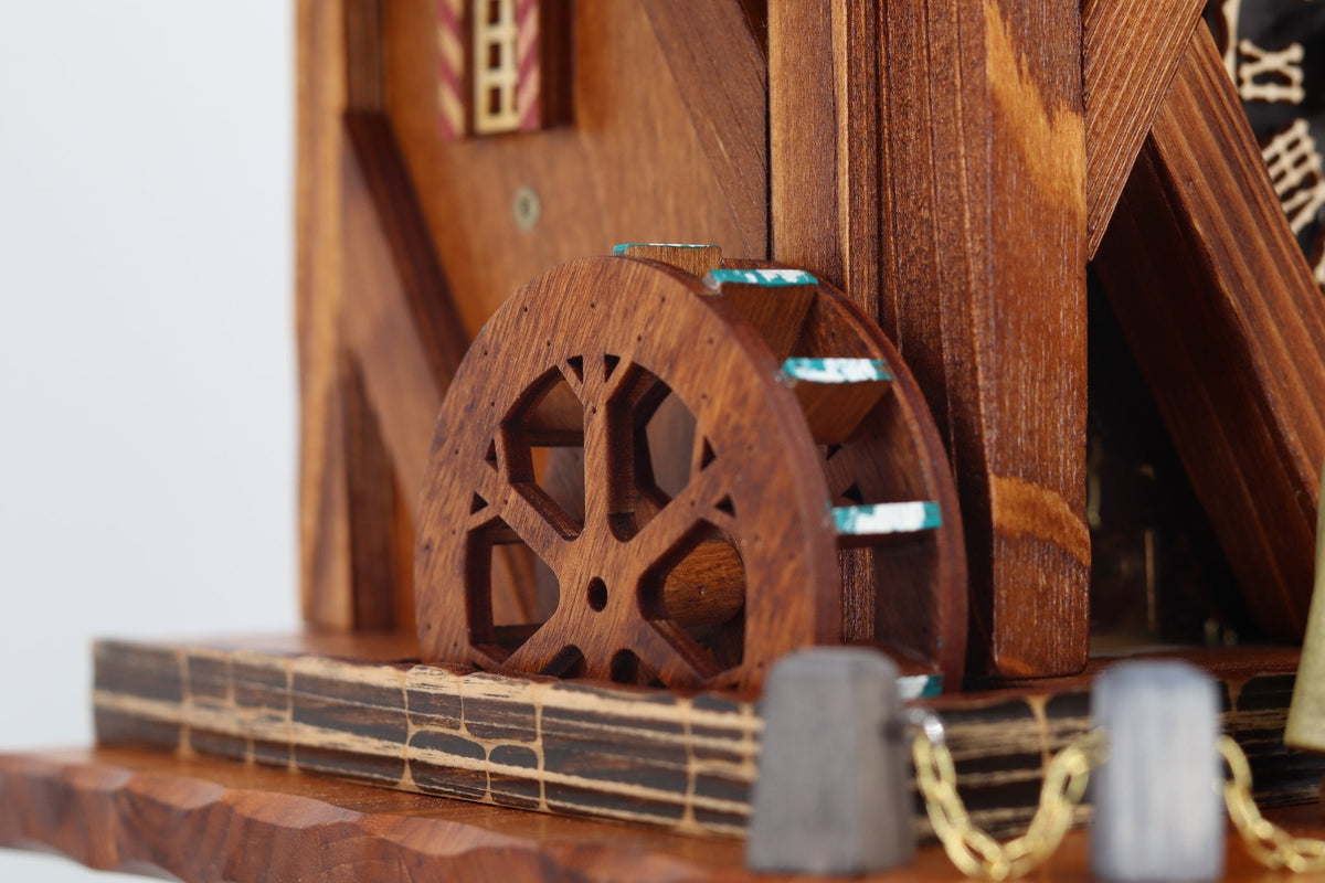 Anton Schneider 8TMT 1021/9 Town Hall Michelstadt cuckoo clock, detail view