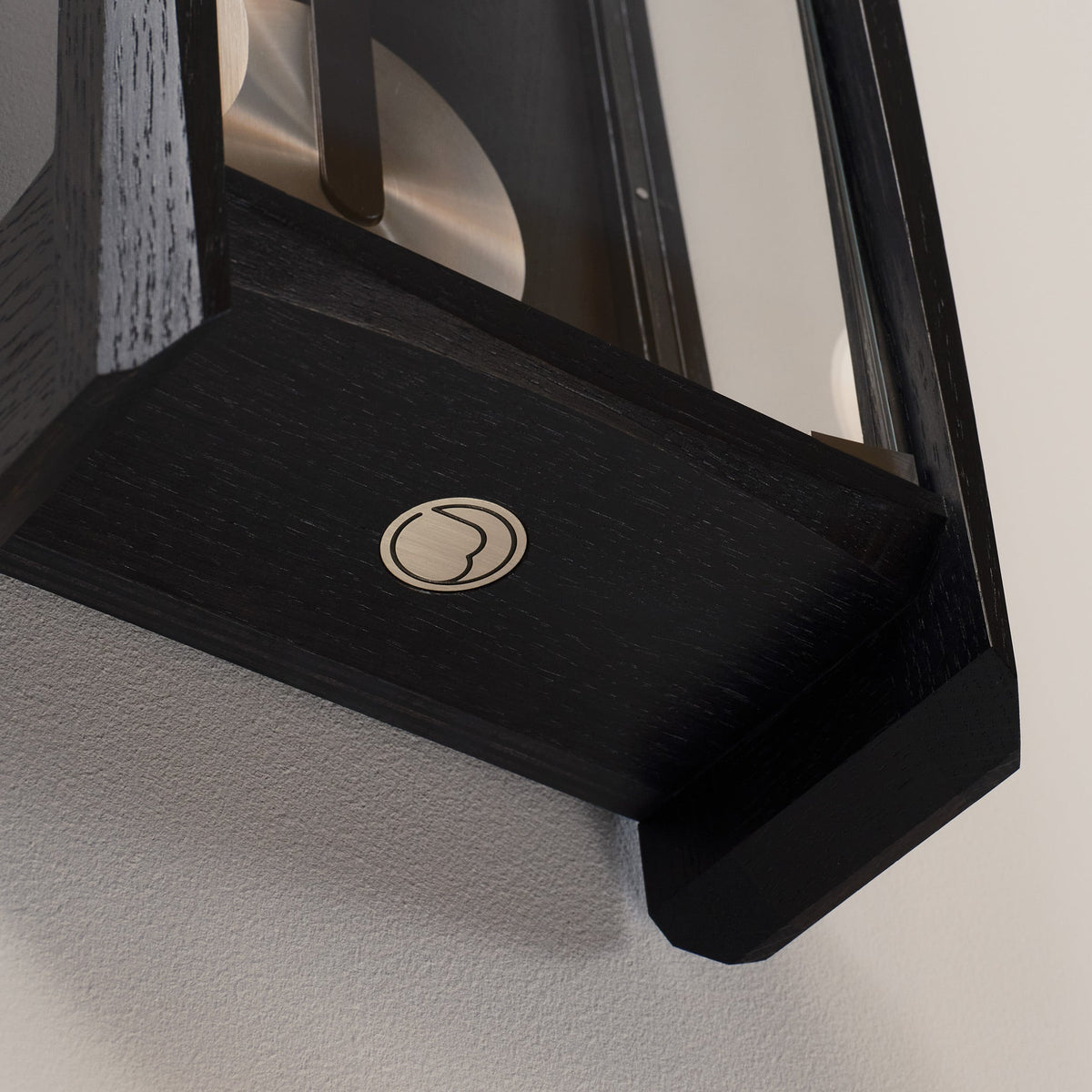Comitti The Froxfield Wall Clock – Black Oak – product view 6