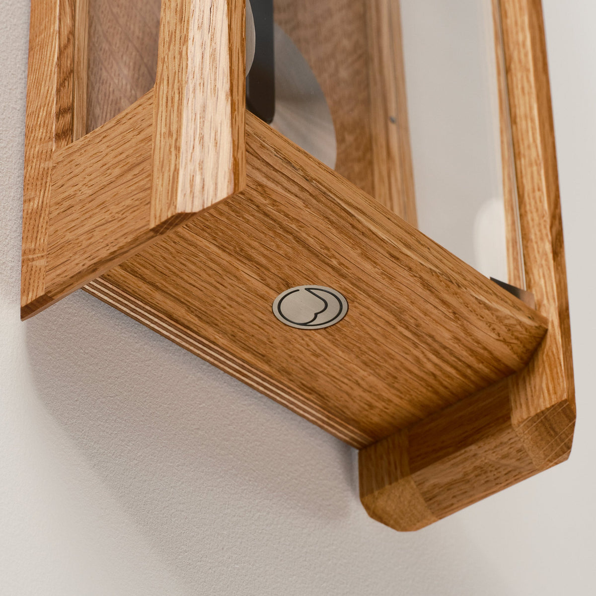 Comitti The Froxfield Wall Clock – Natural Oak – product view 6