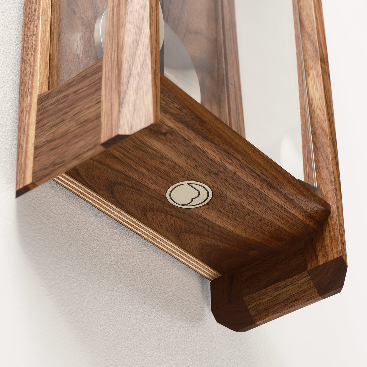 Comitti The Froxfield Wall Clock – Walnut – product view 6