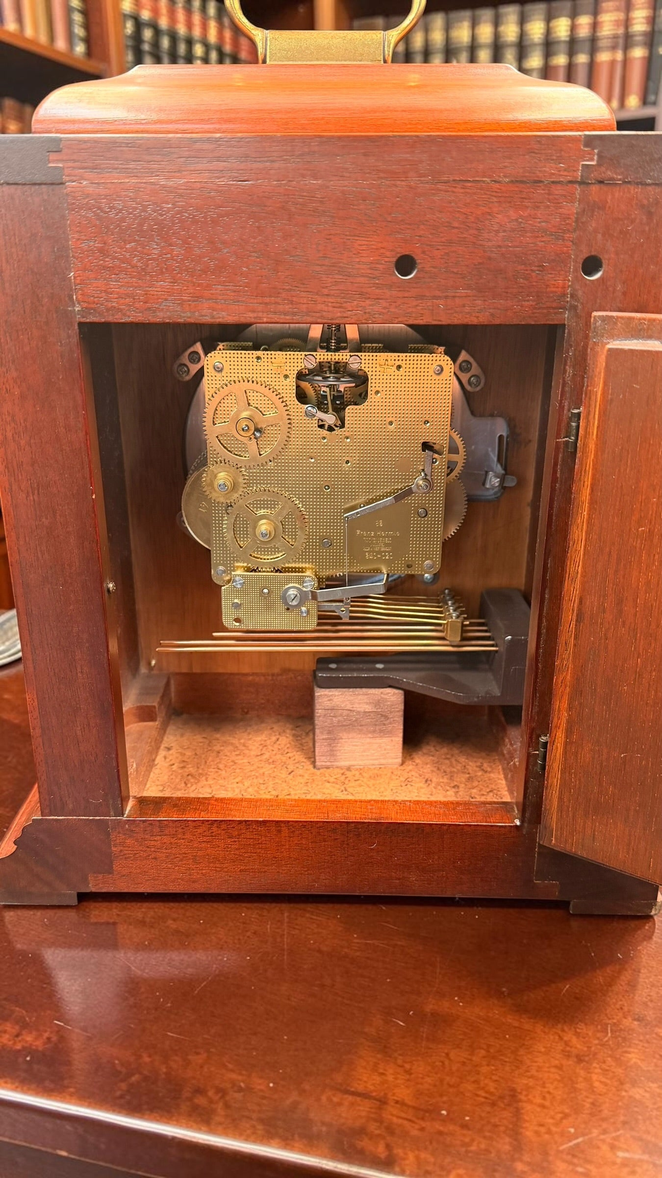 Vintage Baldwin Piano & Organ Company Mantel Clock | Westminster Chime | German Hermle Mechanical Movement