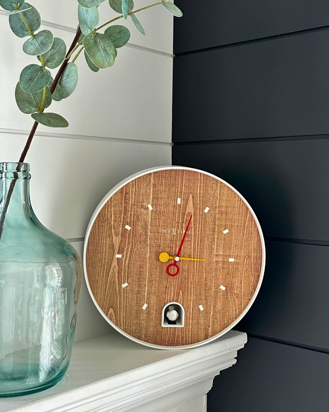 5220WI Nightengale White Wall Clock