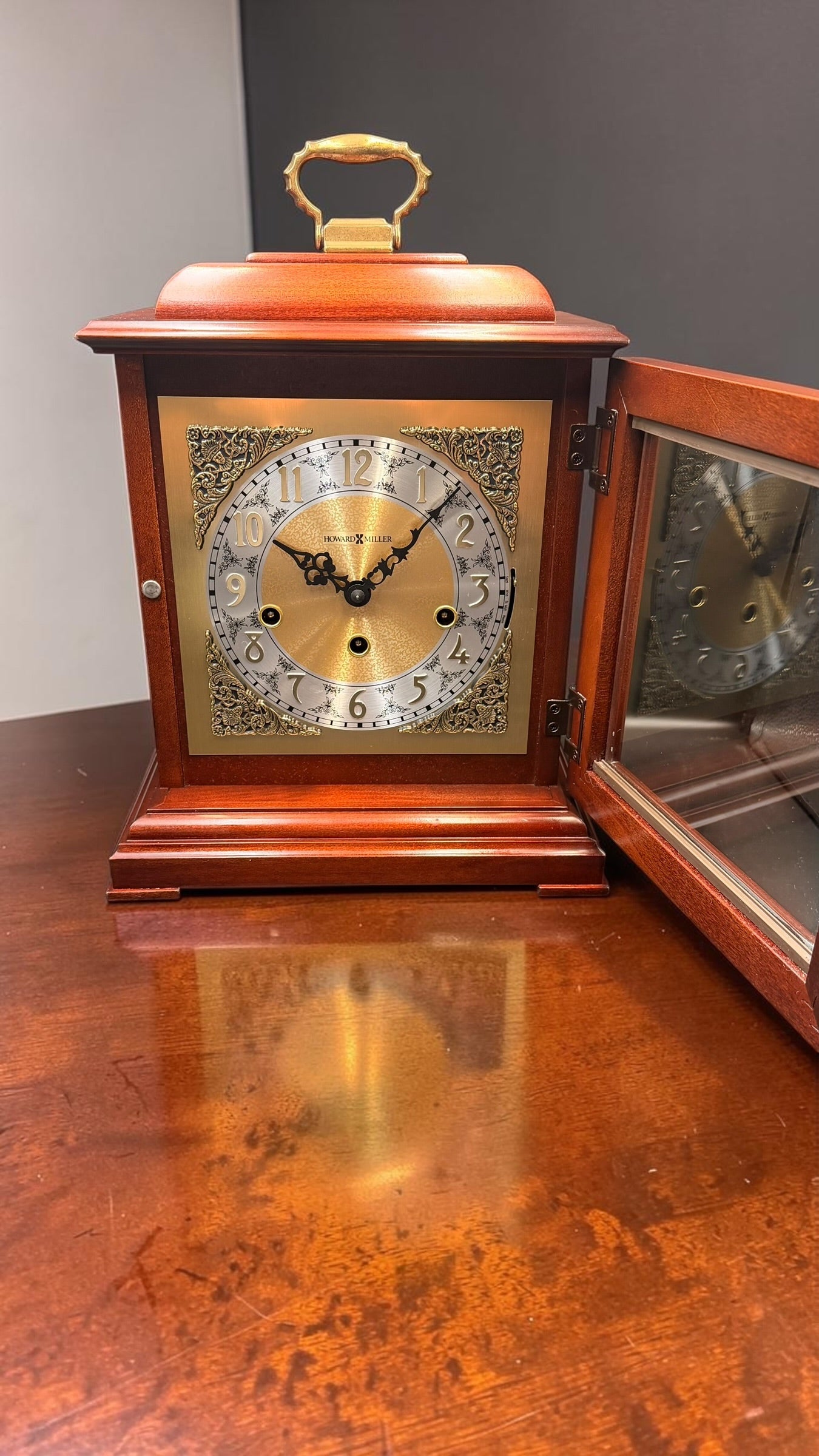 Howard Miller Samuel Watson Bracket Clock – Triple Chime Kieninger Movement