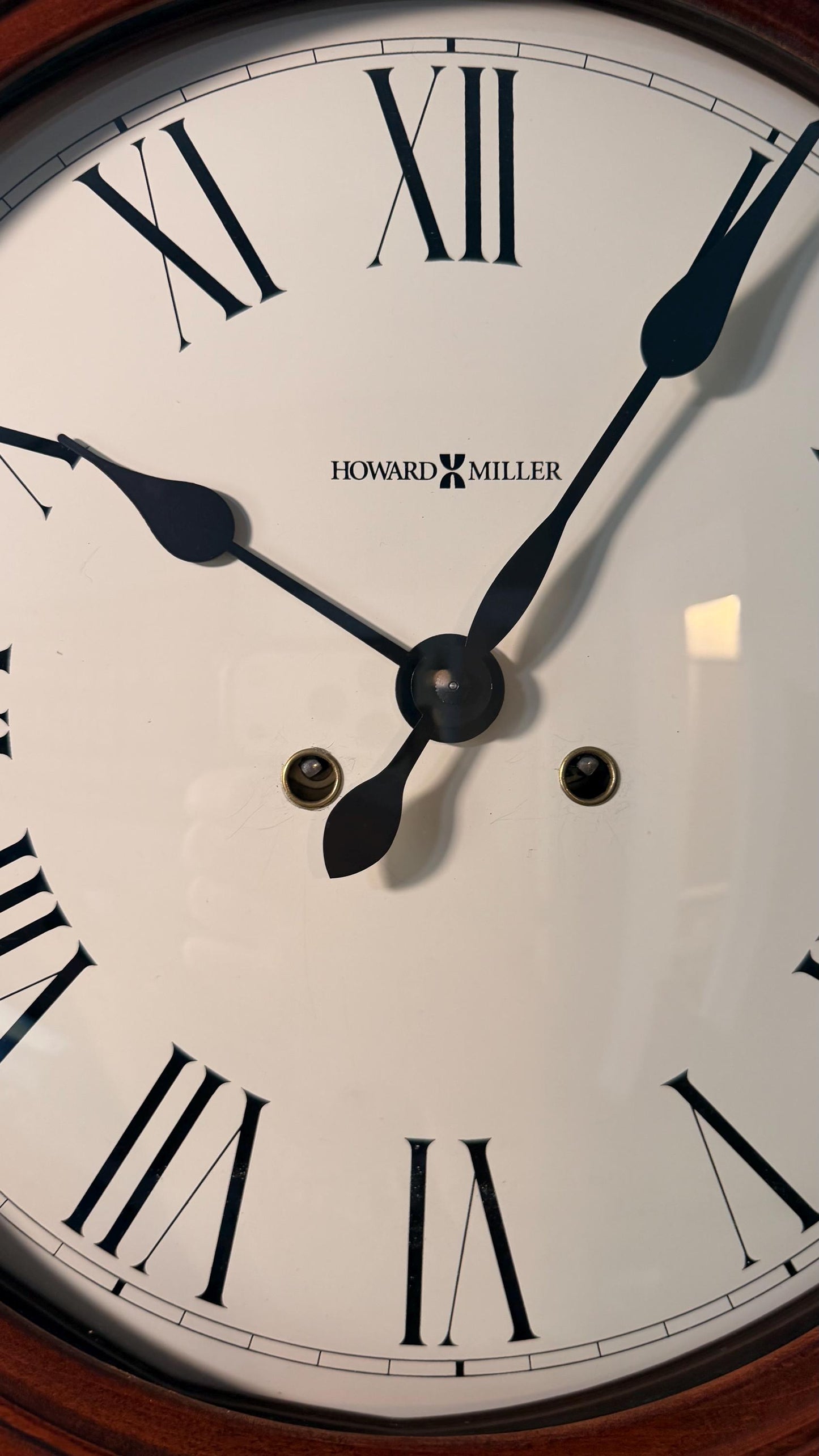 Howard Miller Lawyer Wall Clock - Executive Mechanical Timepiece - Bim Bam Chime