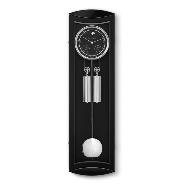 Hermle Mornington II Regulator Wall Clock - black