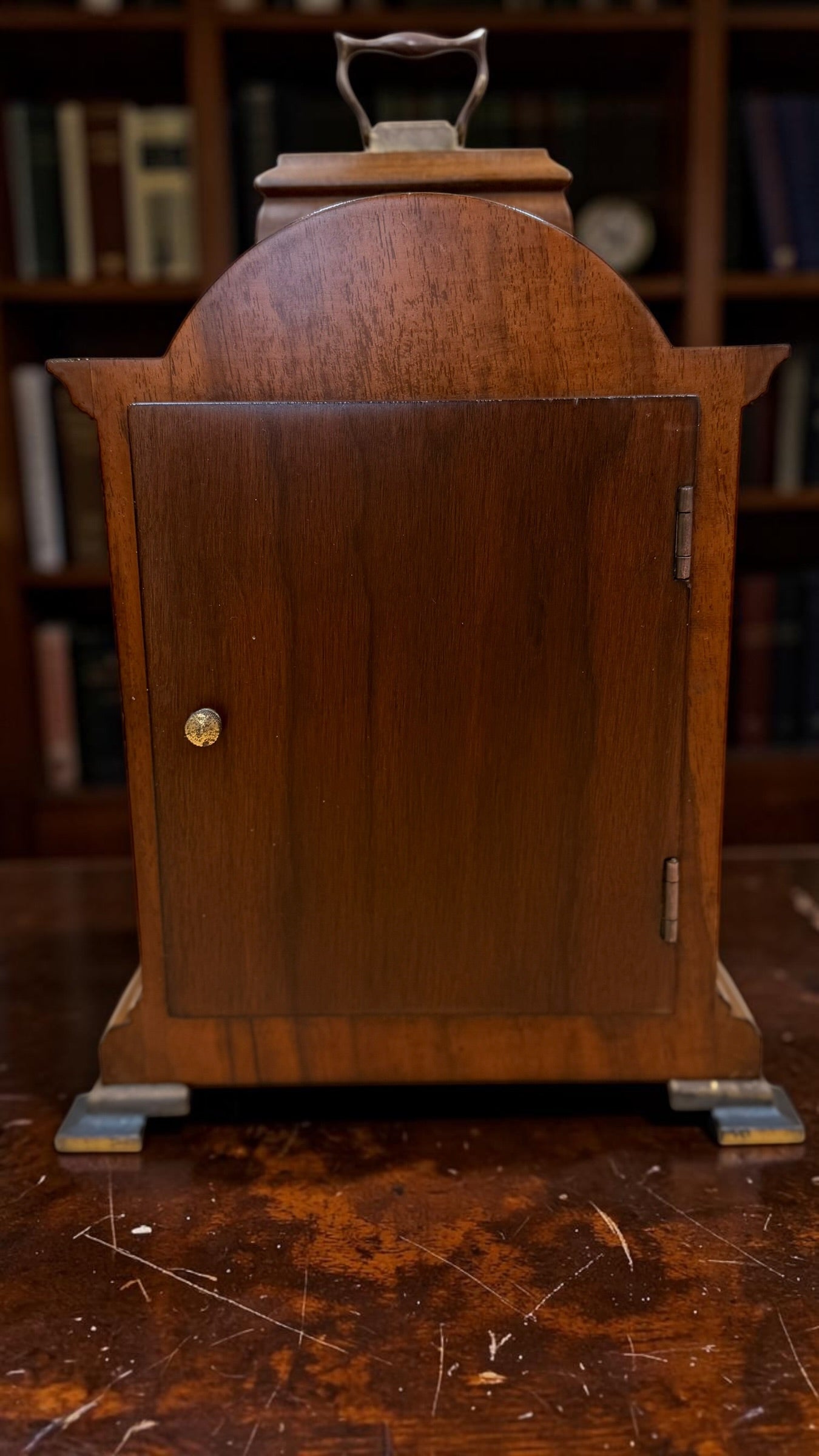Warmink Wuba Dutch Bracket Clock – Moonphase Dial – Fully Serviced