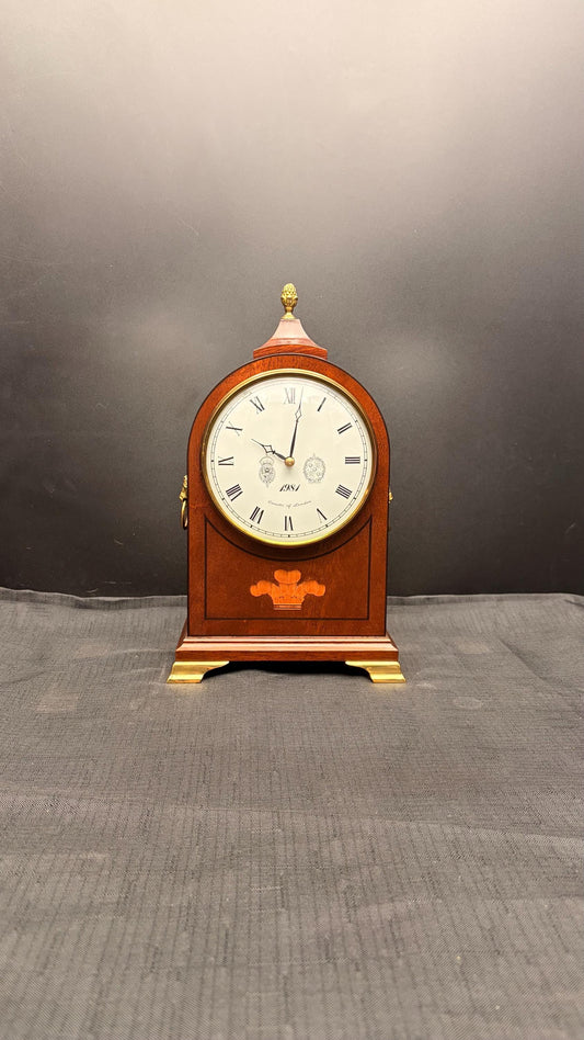 1981 Royal Wedding Mahogany Mantel Clock – Comitti, Limited Edition