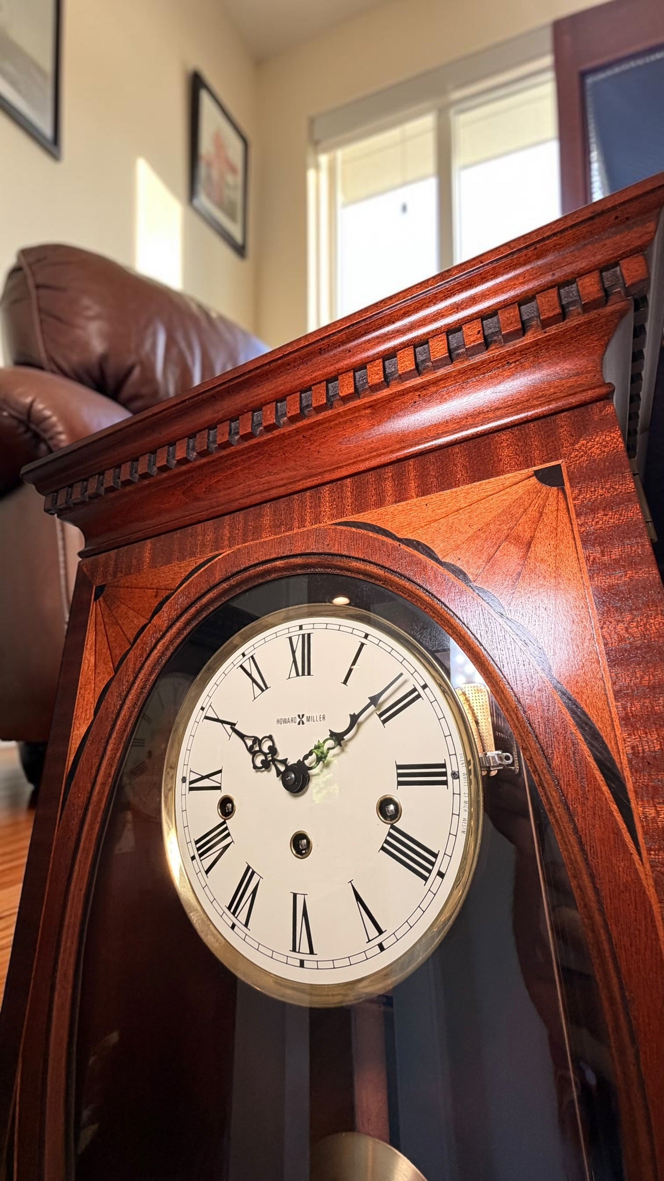 Howard Miller Triple Chime Wall Clock | Hermle Mechanical Movement